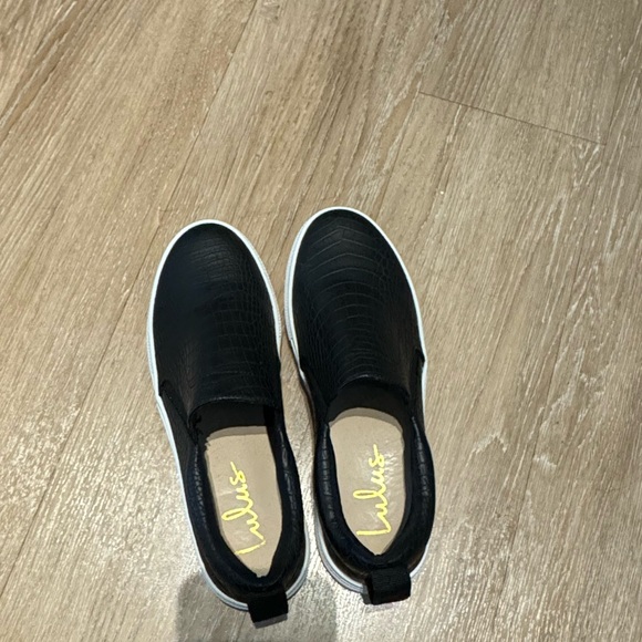 CROCODILE- EMBOSSED PLATFORM SLIP ON SNEAKERS - Picture 5 of 6